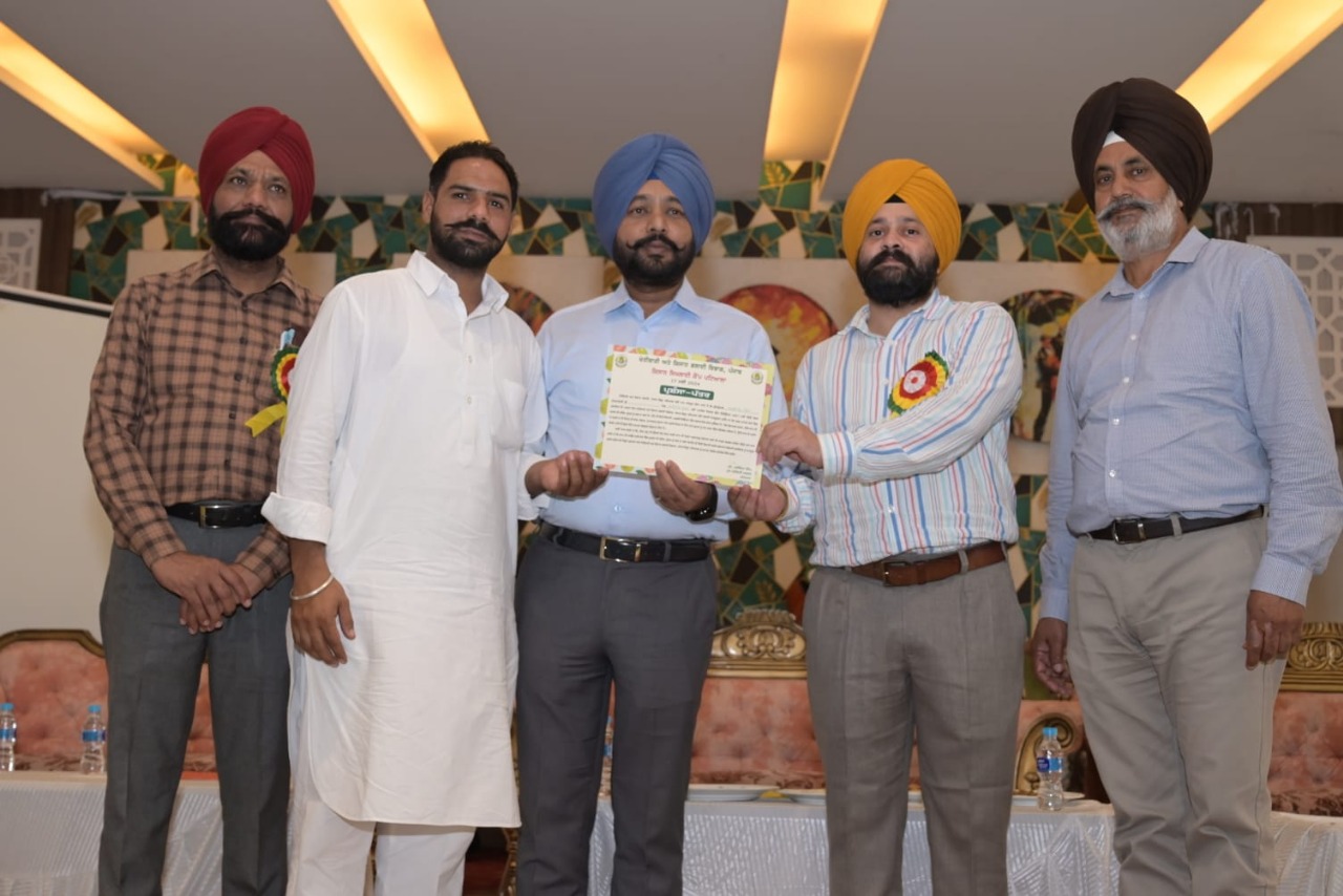 Falling level of underground water is a matter of concern for farmers: Eng. Jaswant Singh